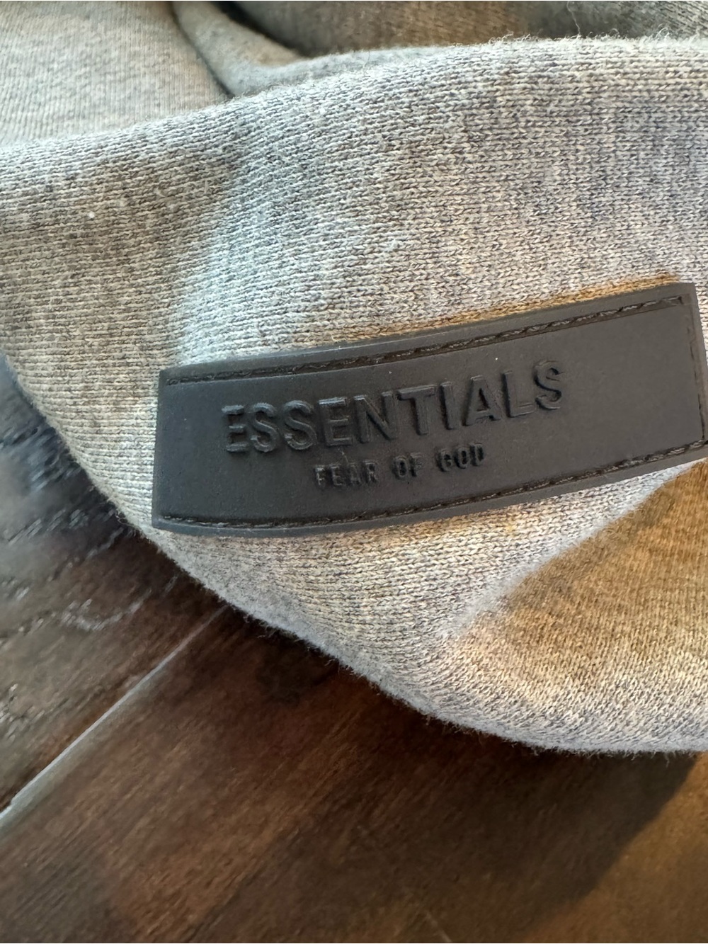 Fear of God Grey Pullover Hoodie with Small Chest Logo | Small (fits like M) - Picture 5 of 8
